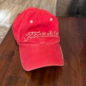 Titleist red hat